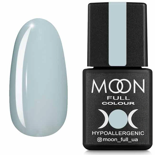 Гель-лак MOON FULL Color Gel Polish №627 біло-блакитний, емаль 8 мл