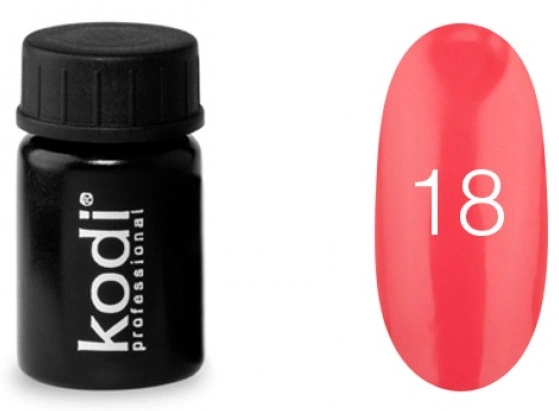 Гель-фарба без липкого шару Kodi Gel Paint №18 рожевий, емаль 4 мл