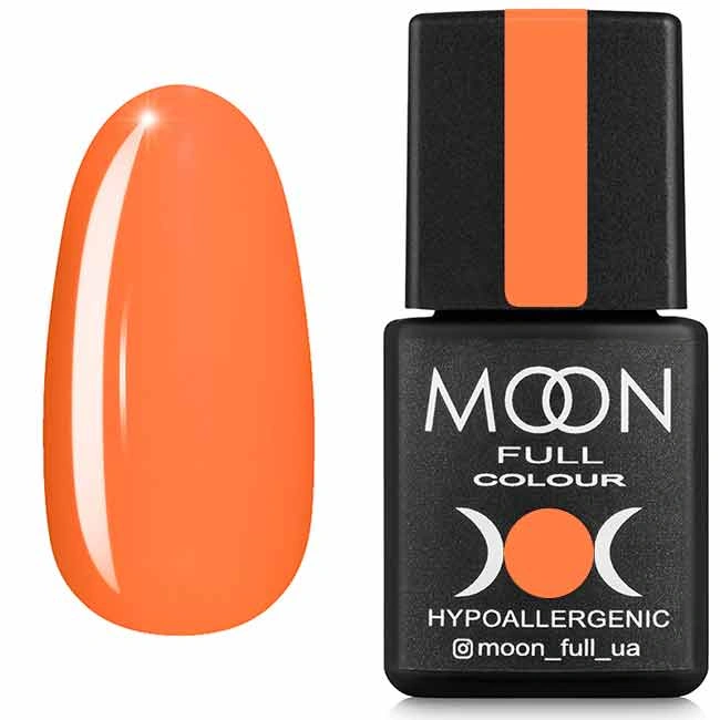 Гель-лак MOON FULL Neon Color Gel Polish №705 лососевий, неон 8 мл