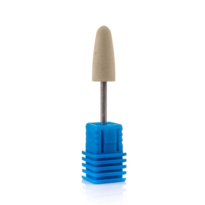 Насадка силіконова пуля довга Nail Perfect Silicone Nozzle Bulle Long Yellow жовта
