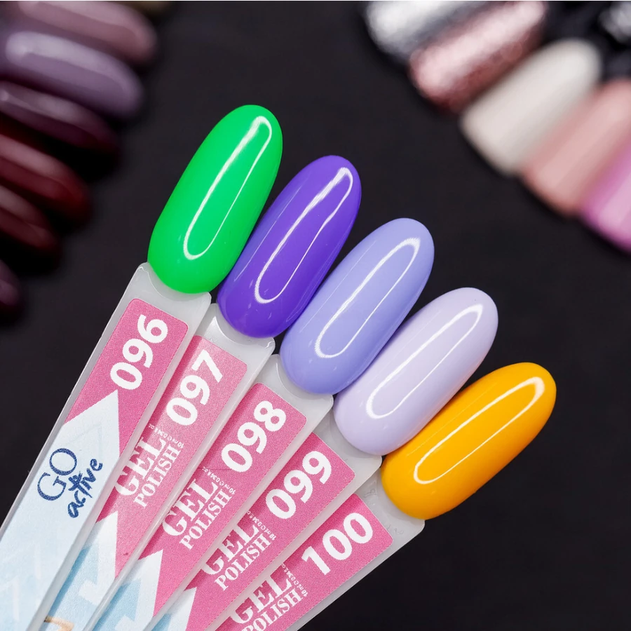 Гель-лак GO Active Gel Polish 098 небесно-волошковий, емаль 10 мл