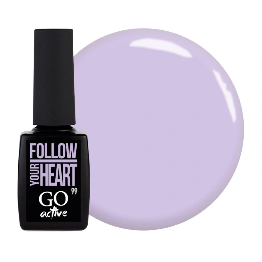 Гель-лак GO Active Gel Polish 099 ніжно-бузковий, емаль 10 мл
