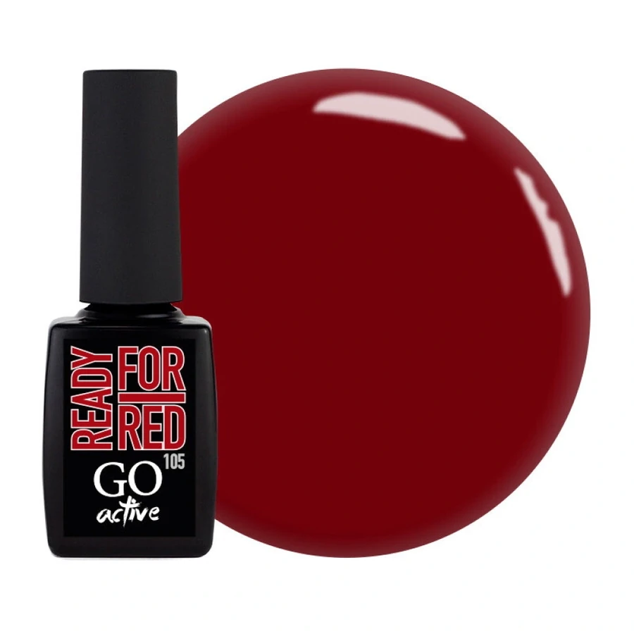 Гель-лак GO Active Gel Polish 105 рожева малина, емаль 10 мл