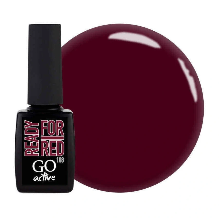 Гель-лак GO Active Gel Polish 108 черешня, емаль 10 мл