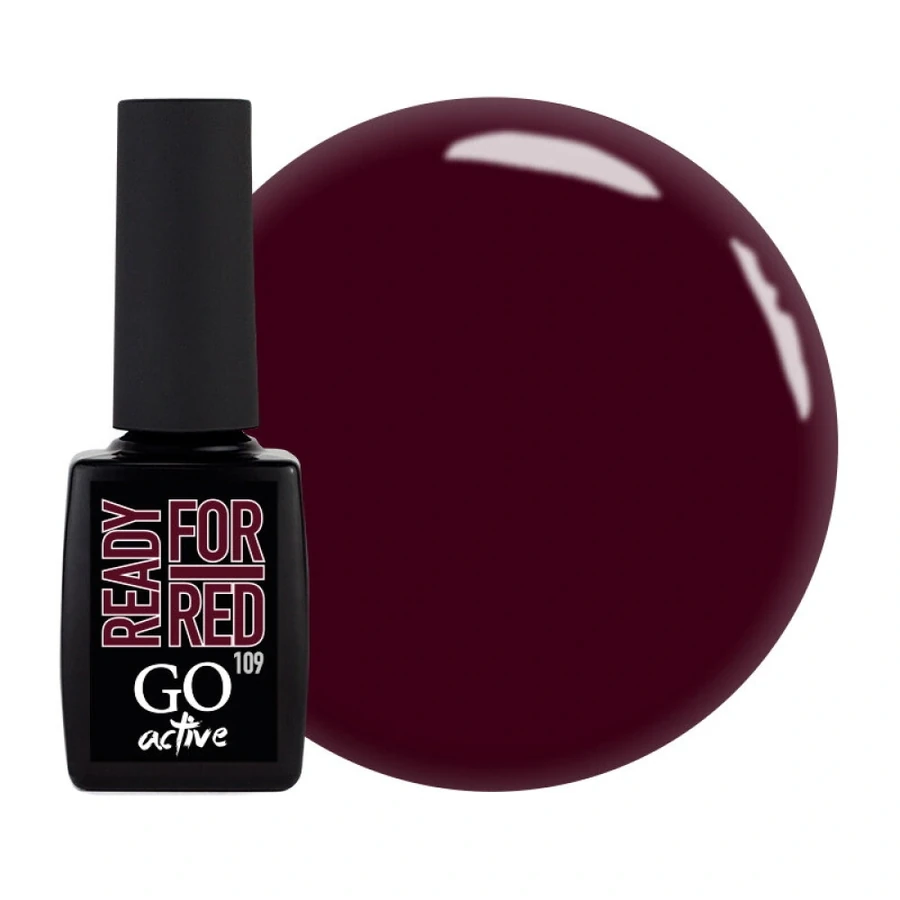 Гель-лак GO Active Gel Polish 109 сливово-ягідний мікс, емаль 10 мл