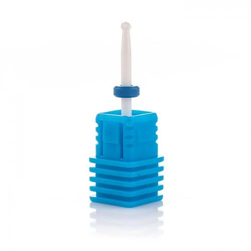 Керамічна насадка куля Nail Perfect Ceramic Nozzle Ball Blue синя, середній абразив