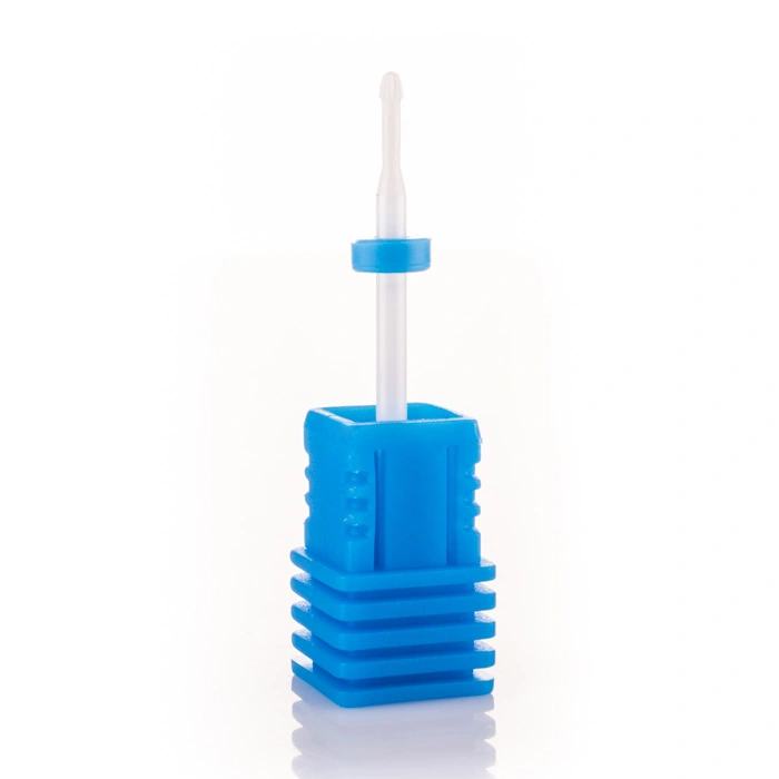 Керамічна насадка полум`я Nail Perfect Ceramic Nozzle Flame Blue синя, середній абразив