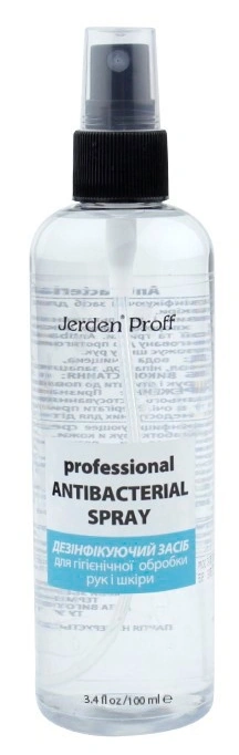 Дезінфікуючий засіб для рук та шкіри Jerden-Proff Antibacterial Spray 100 мл
