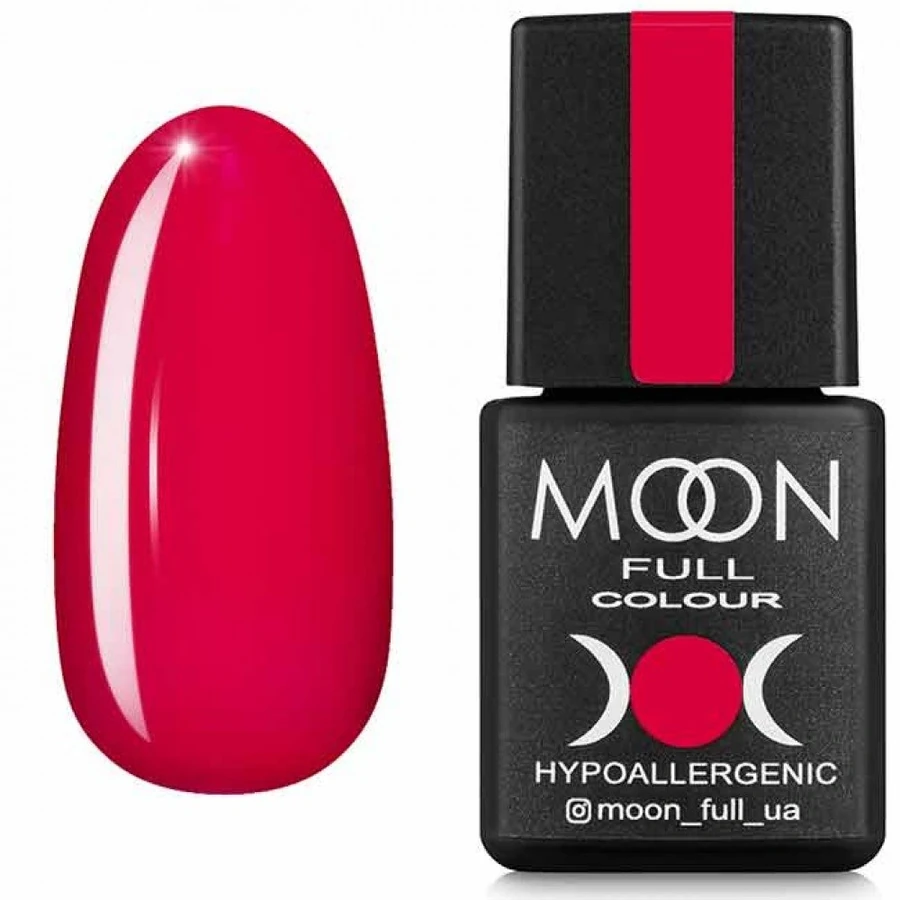 Гель-лак MOON FULL Neon Color Gel Polish №710 темна фуксія, неон 8 мл