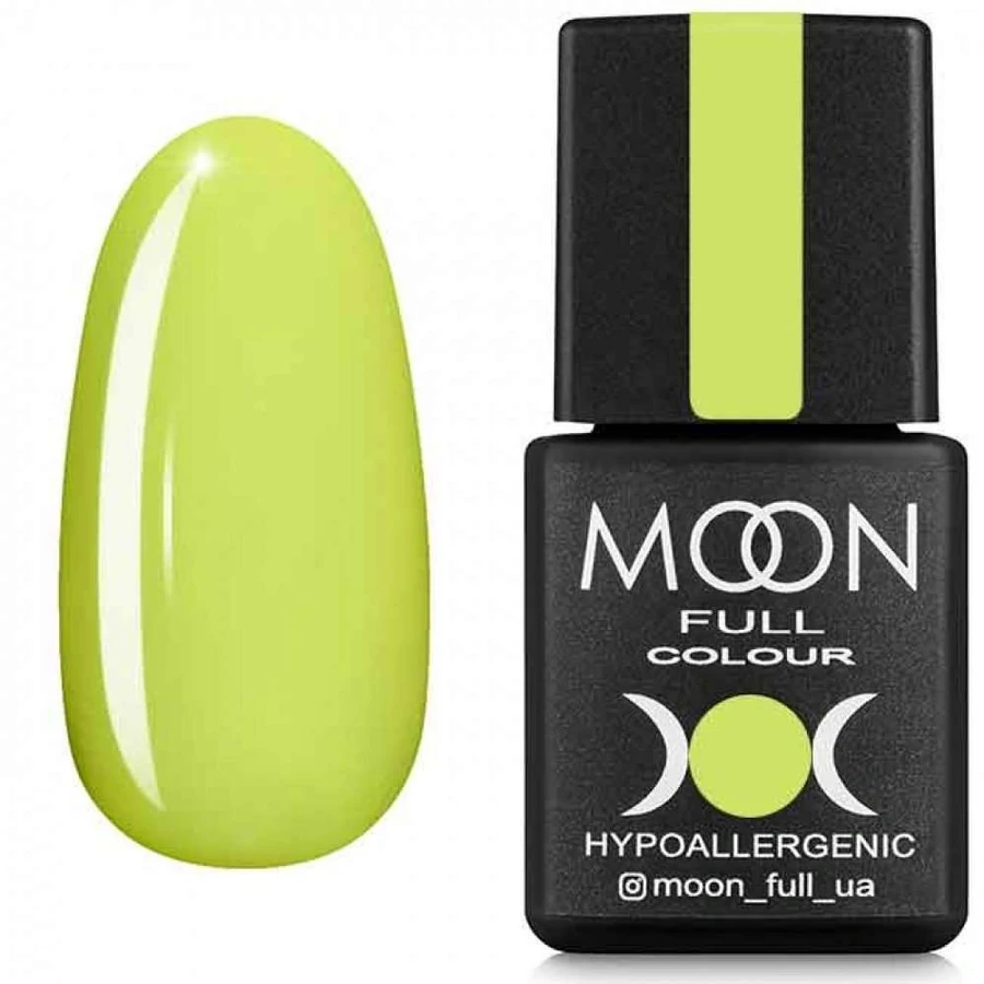 Гель-лак MOON FULL Neon Color Gel Polish №703 лимонний, неон 8 мл