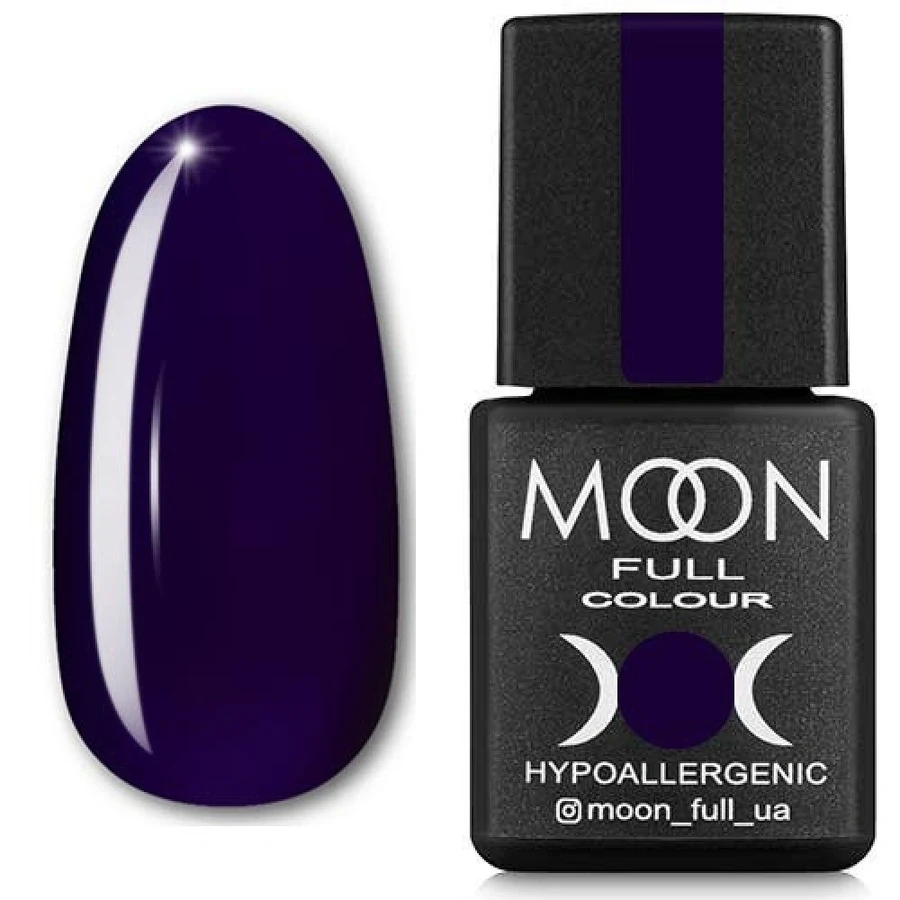 Гель-лак MOON FULL Color Glass Effect №05 фіолетовий, прозорий 8 мл