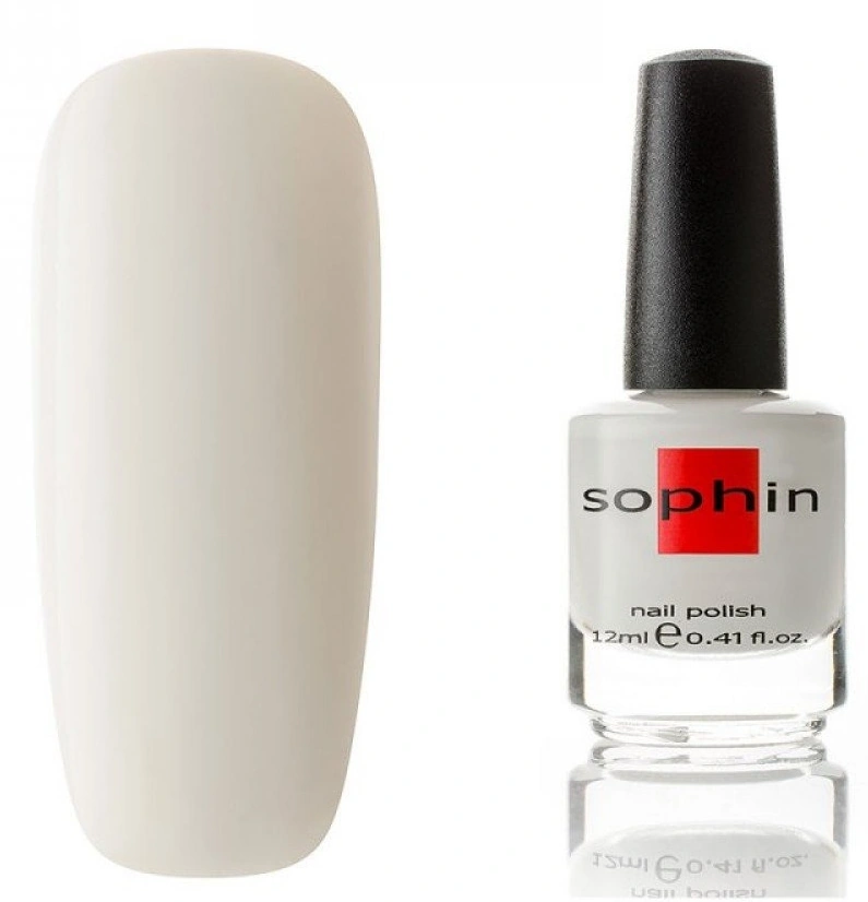 Лак Sophin Nail Lacquer №001 білий, емаль 12 мл