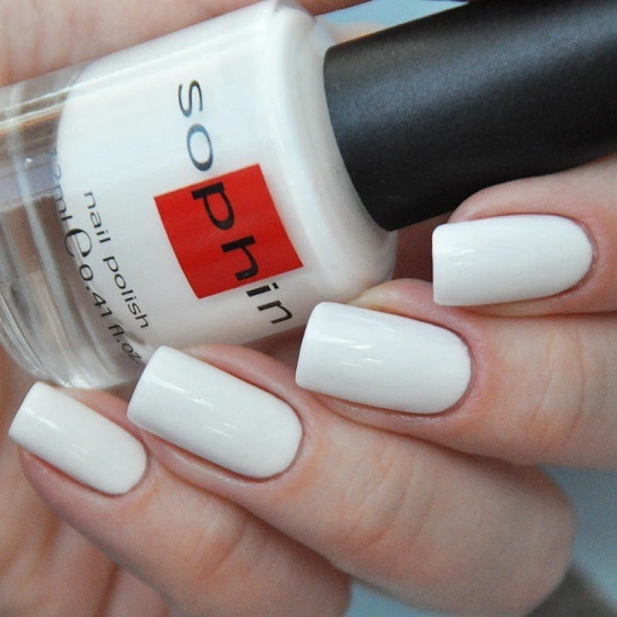 Лак Sophin Nail Lacquer №001 білий, емаль 12 мл