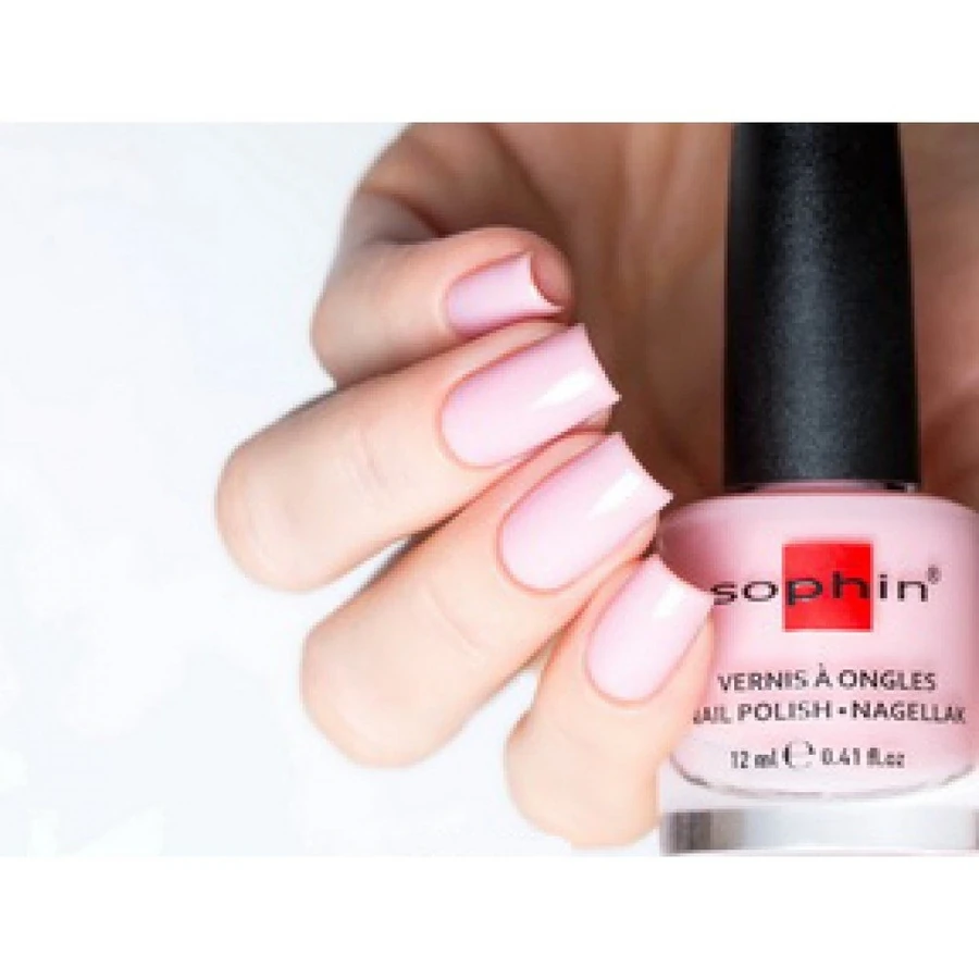 Лак Sophin Nail Lacquer №015 світло-рожевий з холодним підтоном, емаль 12 мл