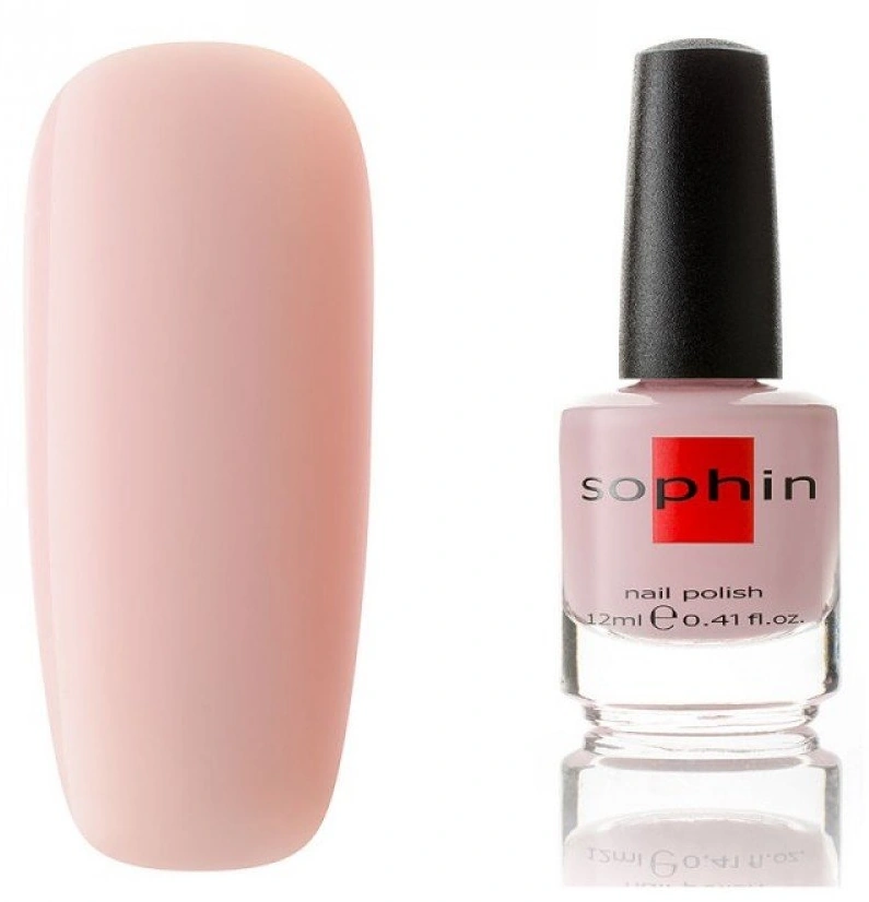 Лак Sophin Nail Lacquer №016 біло-рожевий, емаль 12 мл
