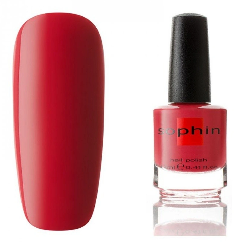 Лак Sophin Nail Lacquer №036 червоний, емаль 12 мл
