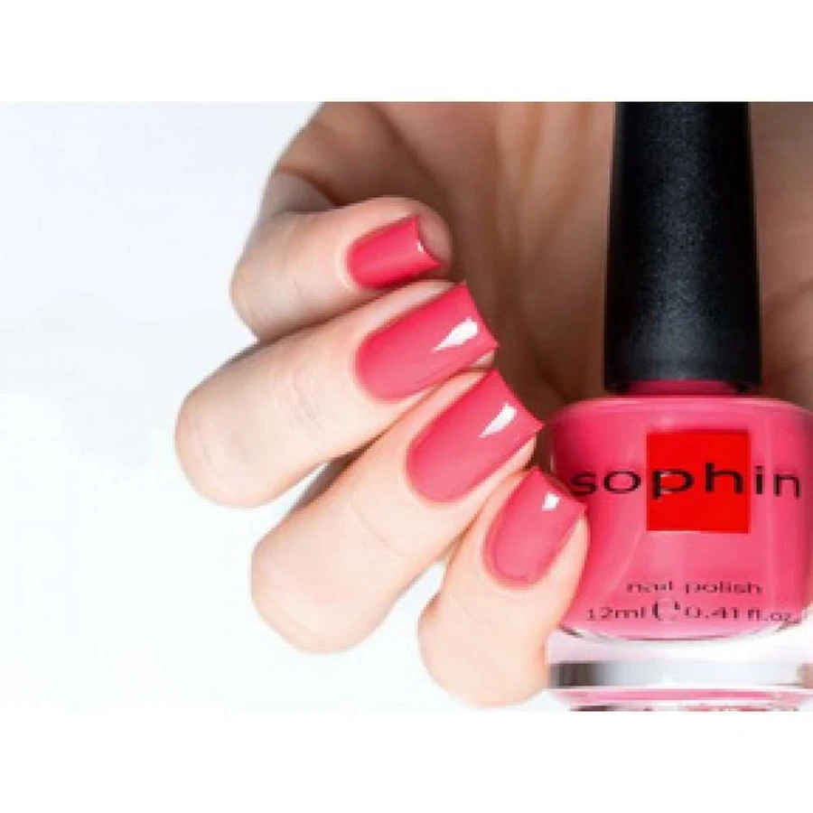 Лак Sophin Nail Lacquer №045 коралово-рожевий, емаль 12 мл