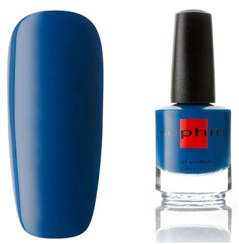 Лак Sophin Nail Lacquer №052 синій, емаль 12 мл