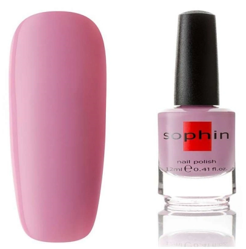 Лак Sophin Nail Lacquer №055 холодний рожевий, емаль 12 мл