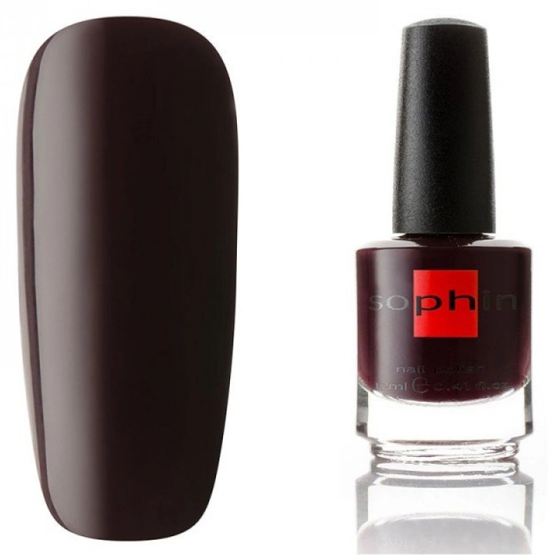 Лак Sophin Nail Lacquer №063 темний сливово-фіолетовий, емаль 12 мл