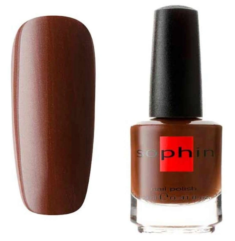 Лак Sophin Nail Lacquer №098 шоколадно-коричневий із мікроперламутром 12 мл