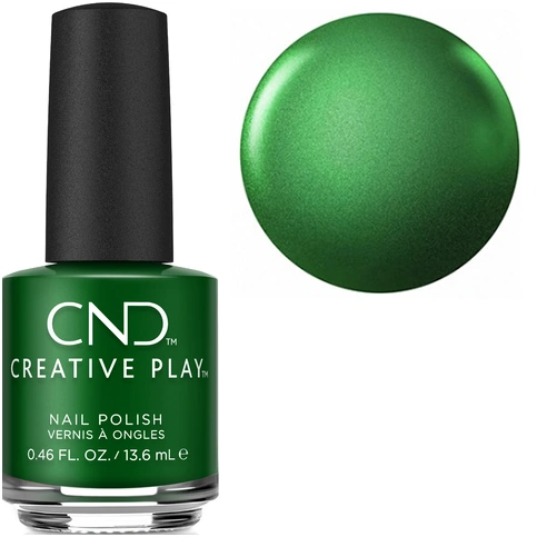 Лак CND Creative Play 524 Green Scream зелений із шиммером 13,6 мл