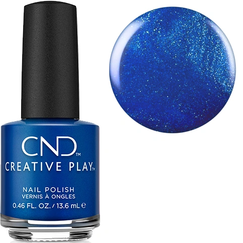 Лак CND Creative Play 525 Seabright синій з шиммером 13,6 мл