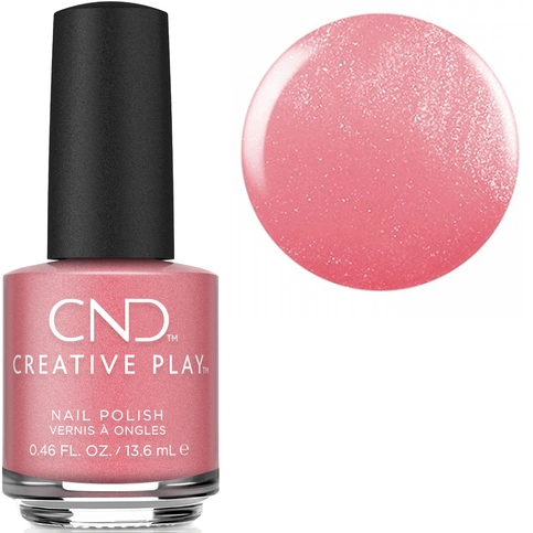 Лак CND Creative Play 528 Pink Intensity ніжно-рожевий із шиммером 13,6 мл