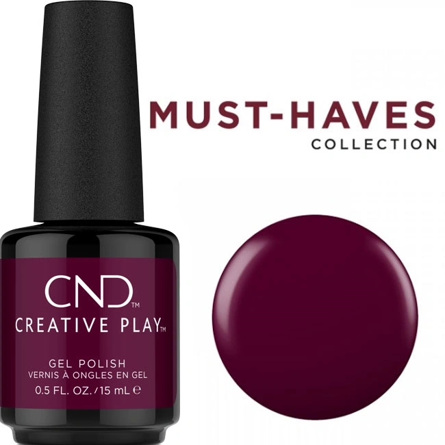 Гель-лак CND Creative Play 541 Iconic баклажановий, емаль 15 мл