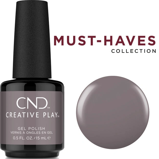 Гель-лак CND Creative Play 542 Timeless олов`яний, емаль 15 мл