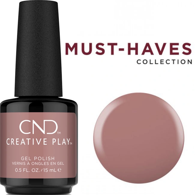 Гель-лак CND Creative Play 543 Effortless рожевий, емаль 15 мл