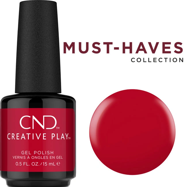 Гель-лак CND Creative Play 544 Legendary червоний, емаль 15 мл