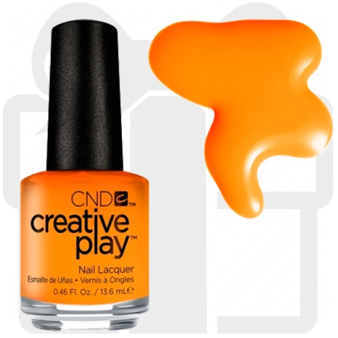 Лак CND Creative Play Подарунок! Creative Play 424 Apricot In The Act апельсиновий, емаль 13,6 мл