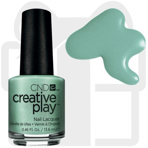 Лак CND Creative Play Подарунок! Creative Play 429 My Mo Mint м`ятно-бірюзовий, легкий шиммер 13,6 мл