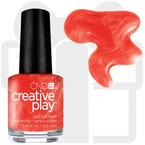 Лак CND Creative Play Подарунок! Creative Play 463 See U In Sienna червоний з шиммером 13,6 мл