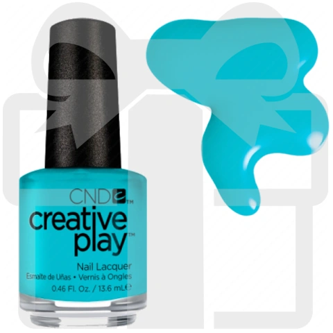 Лак CND Creative Play Подарунок! Creative Play 468 Drop Anchor яскраво-блакитний, емаль 13,6 мл