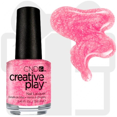 Лак CND Creative Play Подарунок! Creative Play 473 Lmao рожевий із шиммером 13,6 мл