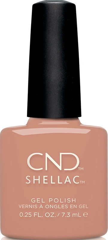 Гель-лак CND Shellac Flowerbed Folly бежево-рожевий, емаль 7,3 мл