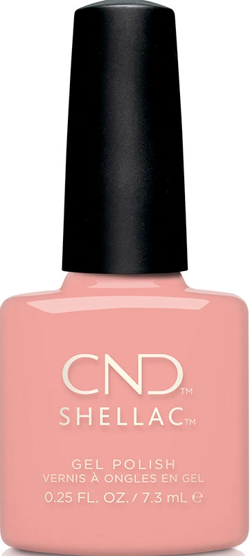 Гель-лак CND Shellac Soft Peony теплий кремово-рожевий, емаль 7,3 мл