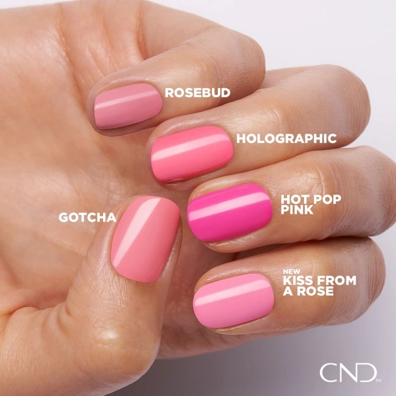 Гель-лак CND Shellac Kiss From A Rose насичений рожевий, емаль 7,3 мл