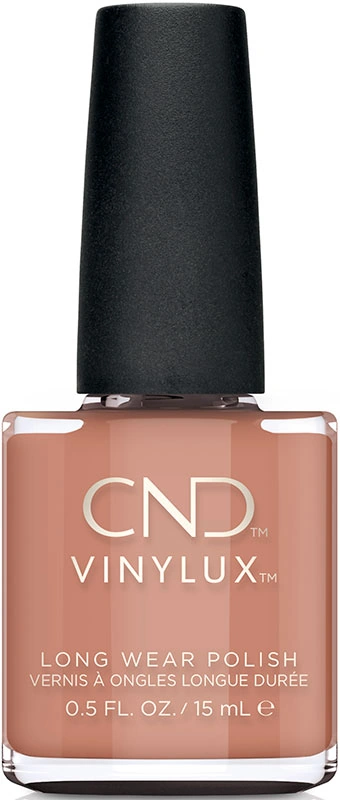 Лак CND Vinylux Flowerbed Folly бежево-рожевий, емаль 15 мл