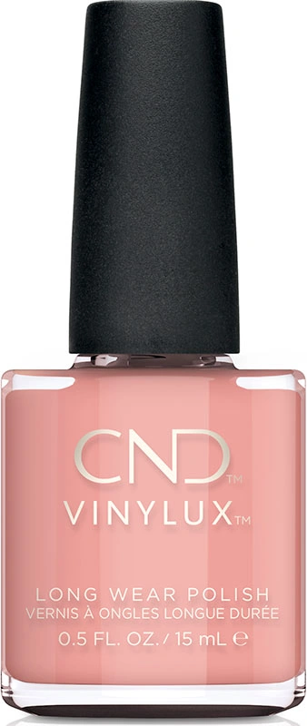 Лак CND Vinylux Soft Peony теплий кремово-рожевий, емаль 15 мл