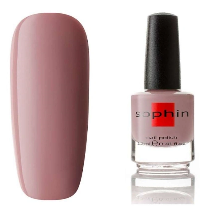 Лак Sophin Nail Lacquer №306 сіро-рожево-бежевий, емаль 12 мл