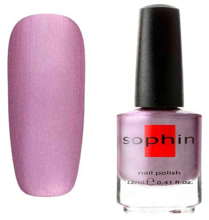 Лак Sophin Nail Lacquer №318 бузковий металік 12 мл
