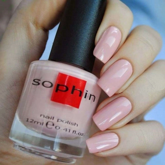 Лак Sophin Nail Lacquer №340 приглушений бежево-рожевий, емаль 12 мл