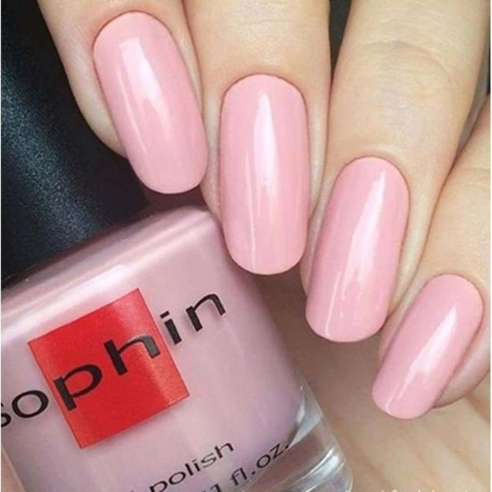 Лак Sophin Nail Lacquer №340 приглушений бежево-рожевий, емаль 12 мл