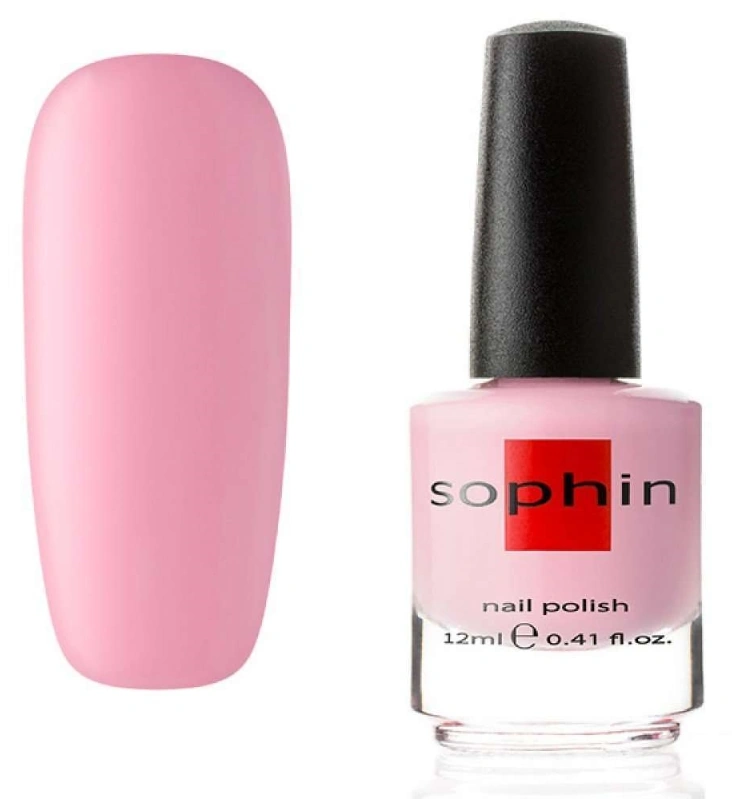 Лак Sophin Nail Lacquer №342 холодний світло-рожевий, емаль 12 мл