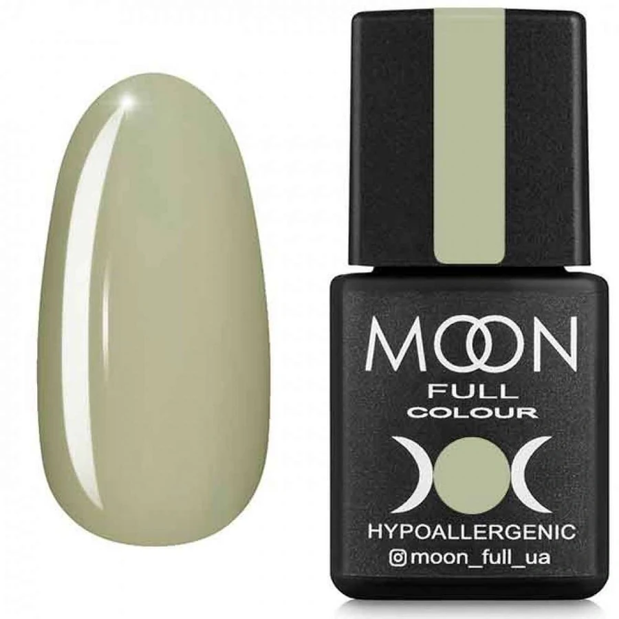 Гель-лак MOON FULL Gel Polish Summer 2020 №624 ніжний оливковий, емаль 8 мл