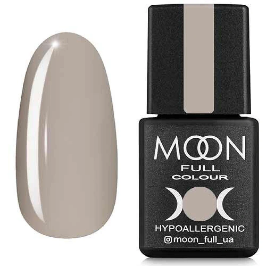 Гель-лак MOON FULL Color Gel Polish №314 латте із сірим підтоном, емаль 8 мл