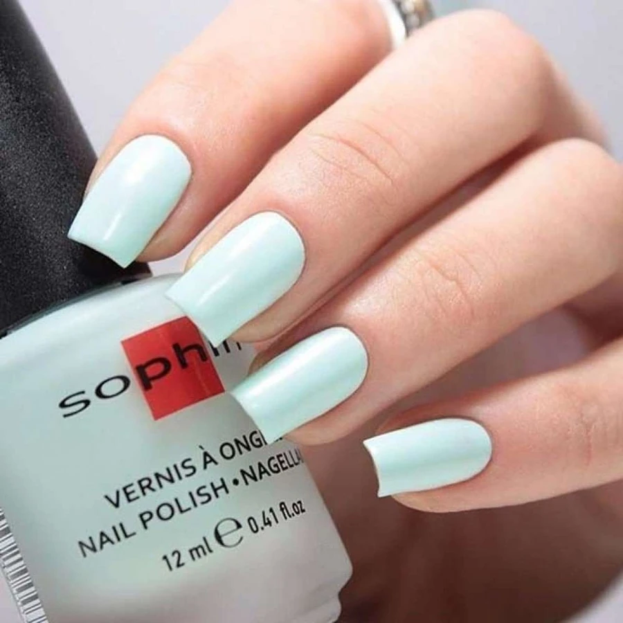 Лак Sophin Nail Lacquer №350 блідий м`ятно-бірюзовий, емаль 12 мл